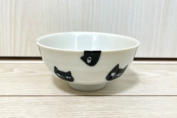 黒猫 茶碗